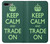 W3862 Keep Calm and Trade On Hülle Schutzhülle Taschen und Leder Flip für iPhone 7 Plus, iPhone 8 Plus