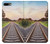 W3866 Railway Straight Train Track Hülle Schutzhülle Taschen und Leder Flip für iPhone 7 Plus, iPhone 8 Plus