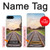 W3866 Railway Straight Train Track Hülle Schutzhülle Taschen und Leder Flip für iPhone 7 Plus, iPhone 8 Plus