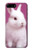 W3870 Cute Baby Bunny Hülle Schutzhülle Taschen und Leder Flip für iPhone 7 Plus, iPhone 8 Plus