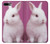 W3870 Cute Baby Bunny Hülle Schutzhülle Taschen und Leder Flip für iPhone 7 Plus, iPhone 8 Plus