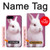 W3870 Cute Baby Bunny Hülle Schutzhülle Taschen und Leder Flip für iPhone 7 Plus, iPhone 8 Plus