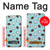 W3860 Coconut Dot Pattern Hülle Schutzhülle Taschen und Leder Flip für iPhone 6 6S
