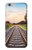 W3866 Railway Straight Train Track Hülle Schutzhülle Taschen und Leder Flip für iPhone 6 6S