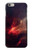 W3897 Red Nebula Space Hülle Schutzhülle Taschen und Leder Flip für iPhone 6 6S