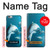 W3878 Dolphin Hülle Schutzhülle Taschen und Leder Flip für iPhone 6 Plus, iPhone 6s Plus