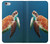 W3899 Sea Turtle Hülle Schutzhülle Taschen und Leder Flip für iPhone 6 Plus, iPhone 6s Plus