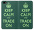 W3862 Keep Calm and Trade On Hülle Schutzhülle Taschen und Leder Flip für iPhone 5 5S SE