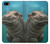 W3871 Cute Baby Hippo Hippopotamus Hülle Schutzhülle Taschen und Leder Flip für iPhone 5 5S SE
