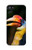 W3876 Colorful Hornbill Hülle Schutzhülle Taschen und Leder Flip für iPhone 5 5S SE