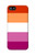 W3887 Lesbian Pride Flag Hülle Schutzhülle Taschen und Leder Flip für iPhone 5 5S SE