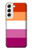 W3887 Lesbian Pride Flag Hülle Schutzhülle Taschen und Leder Flip für Samsung Galaxy S22