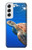 W3898 Sea Turtle Hülle Schutzhülle Taschen und Leder Flip für Samsung Galaxy S22