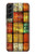 W3861 Colorful Container Block Hülle Schutzhülle Taschen und Leder Flip für Samsung Galaxy S22 Plus