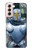 W3864 Medieval Templar Heavy Armor Knight Hülle Schutzhülle Taschen und Leder Flip für Samsung Galaxy S21 5G