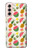 W3883 Fruit Pattern Hülle Schutzhülle Taschen und Leder Flip für Samsung Galaxy S21 5G