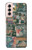 W3909 Vintage Poster Hülle Schutzhülle Taschen und Leder Flip für Samsung Galaxy S21 5G