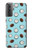 W3860 Coconut Dot Pattern Hülle Schutzhülle Taschen und Leder Flip für Samsung Galaxy S21 Plus 5G, Galaxy S21+ 5G