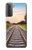 W3866 Railway Straight Train Track Hülle Schutzhülle Taschen und Leder Flip für Samsung Galaxy S21 Plus 5G, Galaxy S21+ 5G