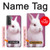 W3870 Cute Baby Bunny Hülle Schutzhülle Taschen und Leder Flip für Samsung Galaxy S21 Plus 5G, Galaxy S21+ 5G