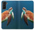 W3899 Sea Turtle Hülle Schutzhülle Taschen und Leder Flip für Samsung Galaxy S21 Plus 5G, Galaxy S21+ 5G