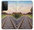 W3866 Railway Straight Train Track Hülle Schutzhülle Taschen und Leder Flip für Samsung Galaxy S21 Ultra 5G