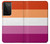 W3887 Lesbian Pride Flag Hülle Schutzhülle Taschen und Leder Flip für Samsung Galaxy S21 Ultra 5G