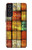 W3861 Colorful Container Block Hülle Schutzhülle Taschen und Leder Flip für Samsung Galaxy S21 FE 5G