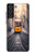 W3867 Trams in Lisbon Hülle Schutzhülle Taschen und Leder Flip für Samsung Galaxy S21 FE 5G