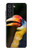 W3876 Colorful Hornbill Hülle Schutzhülle Taschen und Leder Flip für Samsung Galaxy S21 FE 5G