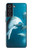 W3878 Dolphin Hülle Schutzhülle Taschen und Leder Flip für Samsung Galaxy S21 FE 5G