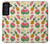 W3883 Fruit Pattern Hülle Schutzhülle Taschen und Leder Flip für Samsung Galaxy S21 FE 5G