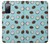 W3860 Coconut Dot Pattern Hülle Schutzhülle Taschen und Leder Flip für Samsung Galaxy S20 FE