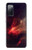 W3897 Red Nebula Space Hülle Schutzhülle Taschen und Leder Flip für Samsung Galaxy S20 FE