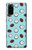 W3860 Coconut Dot Pattern Hülle Schutzhülle Taschen und Leder Flip für Samsung Galaxy S20