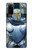 W3864 Medieval Templar Heavy Armor Knight Hülle Schutzhülle Taschen und Leder Flip für Samsung Galaxy S20