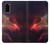 W3897 Red Nebula Space Hülle Schutzhülle Taschen und Leder Flip für Samsung Galaxy S20