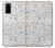 W3903 Travel Stamps Hülle Schutzhülle Taschen und Leder Flip für Samsung Galaxy S20