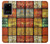 W3861 Colorful Container Block Hülle Schutzhülle Taschen und Leder Flip für Samsung Galaxy S20 Plus, Galaxy S20+