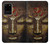 W3874 Buddha Face Ohm Symbol Hülle Schutzhülle Taschen und Leder Flip für Samsung Galaxy S20 Plus, Galaxy S20+