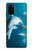 W3878 Dolphin Hülle Schutzhülle Taschen und Leder Flip für Samsung Galaxy S20 Plus, Galaxy S20+