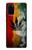 W3890 Reggae Rasta Flag Smoke Hülle Schutzhülle Taschen und Leder Flip für Samsung Galaxy S20 Plus, Galaxy S20+