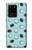 W3860 Coconut Dot Pattern Hülle Schutzhülle Taschen und Leder Flip für Samsung Galaxy S20 Ultra