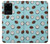 W3860 Coconut Dot Pattern Hülle Schutzhülle Taschen und Leder Flip für Samsung Galaxy S20 Ultra