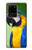 W3888 Macaw Face Bird Hülle Schutzhülle Taschen und Leder Flip für Samsung Galaxy S20 Ultra