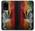 W3890 Reggae Rasta Flag Smoke Hülle Schutzhülle Taschen und Leder Flip für Samsung Galaxy S20 Ultra