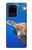 W3898 Sea Turtle Hülle Schutzhülle Taschen und Leder Flip für Samsung Galaxy S20 Ultra
