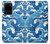 W3901 Aesthetic Storm Ocean Waves Hülle Schutzhülle Taschen und Leder Flip für Samsung Galaxy S20 Ultra