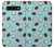 W3860 Coconut Dot Pattern Hülle Schutzhülle Taschen und Leder Flip für Samsung Galaxy S10