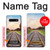 W3866 Railway Straight Train Track Hülle Schutzhülle Taschen und Leder Flip für Samsung Galaxy S10